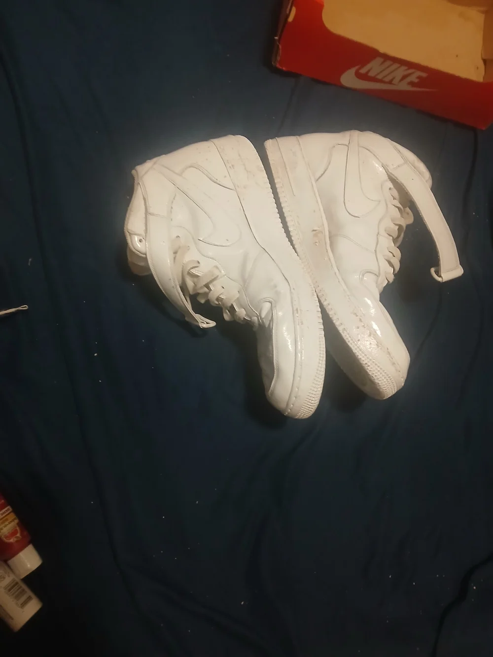 Nike Kids' White High-Top Sneakers